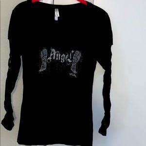 Demi Loon Black long sleeved tee